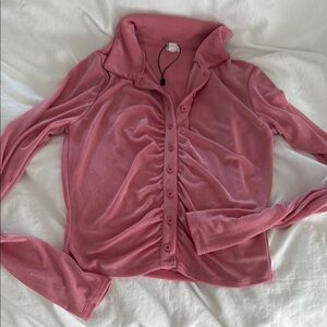 Garage Pink Collared Shirt
